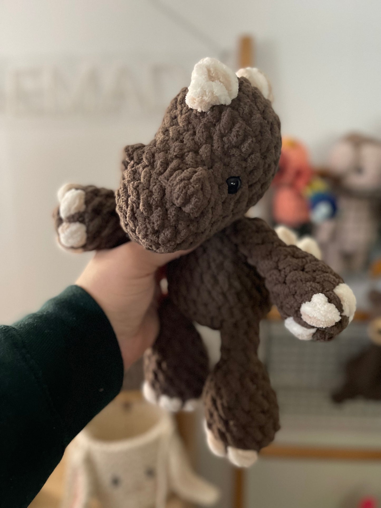 Dozer the Dino - Plushie Brown