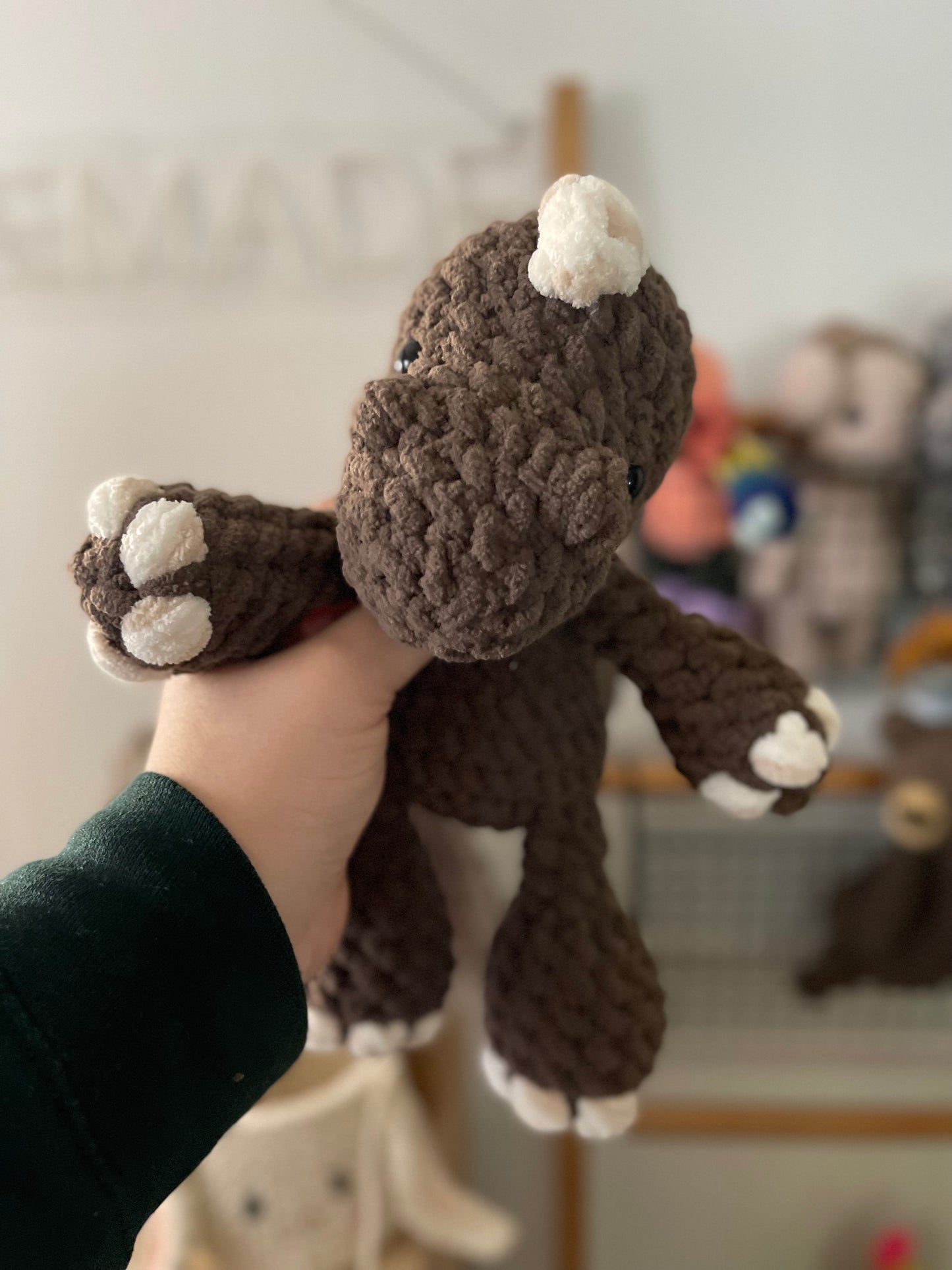Dozer the Dino - Plushie Brown