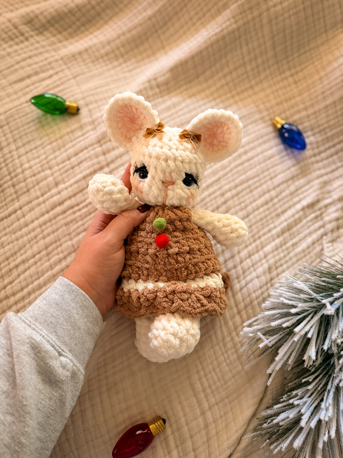 Gingerbread Brie the Mouse - Lofty