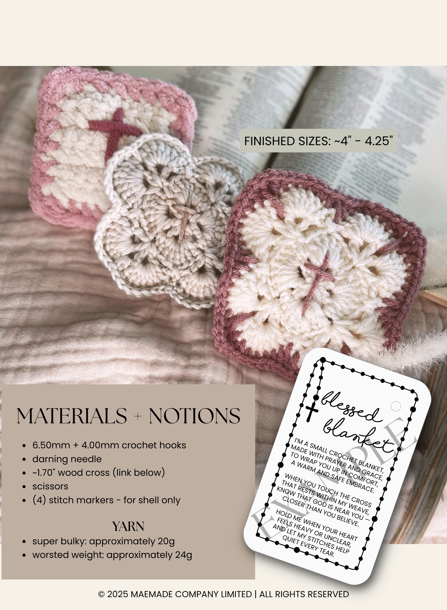 Blessed Blanket Crochet Pattern
