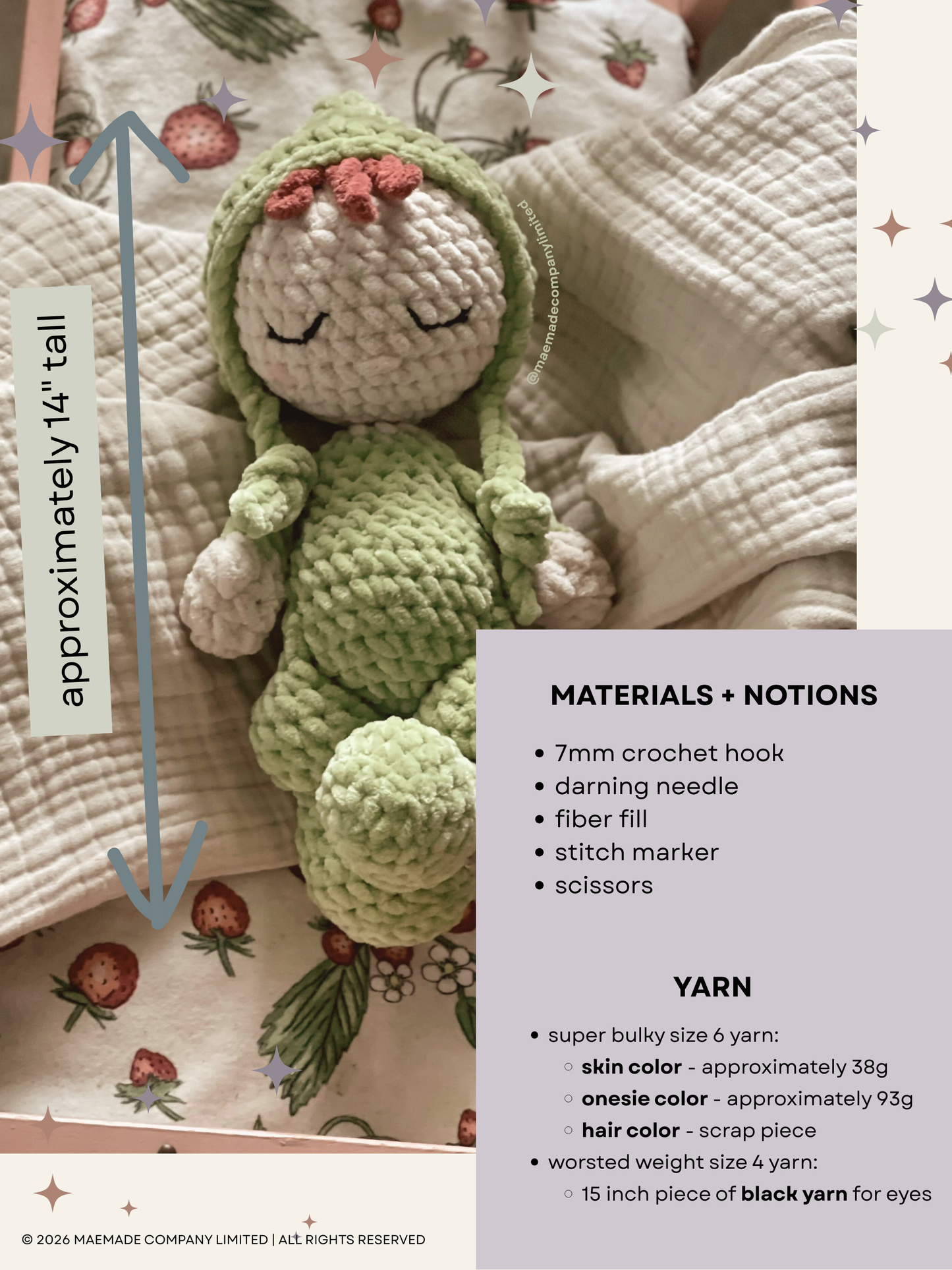 plushi bitty bubs Baby Doll Pattern