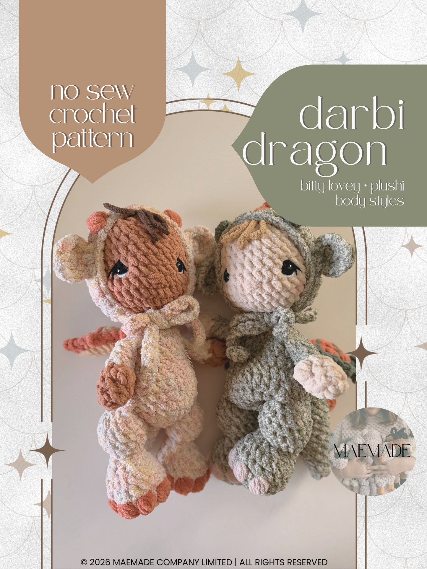 darbi dragon critter bub Pattern