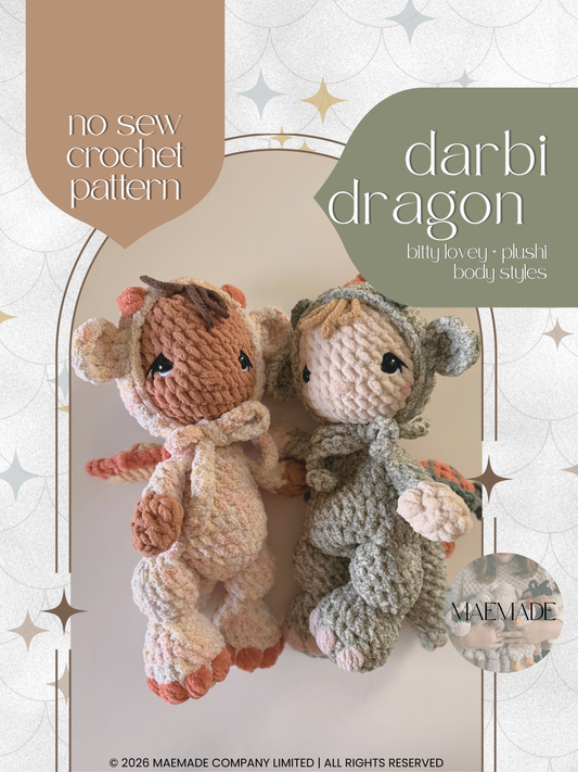 darbi dragon critter bub Pattern