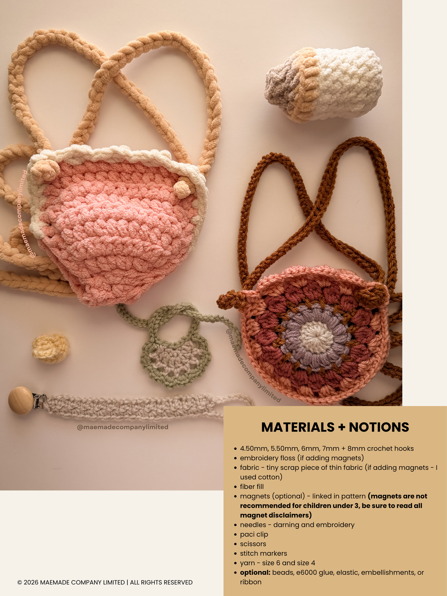 cloud accessory collection Crochet Pattern