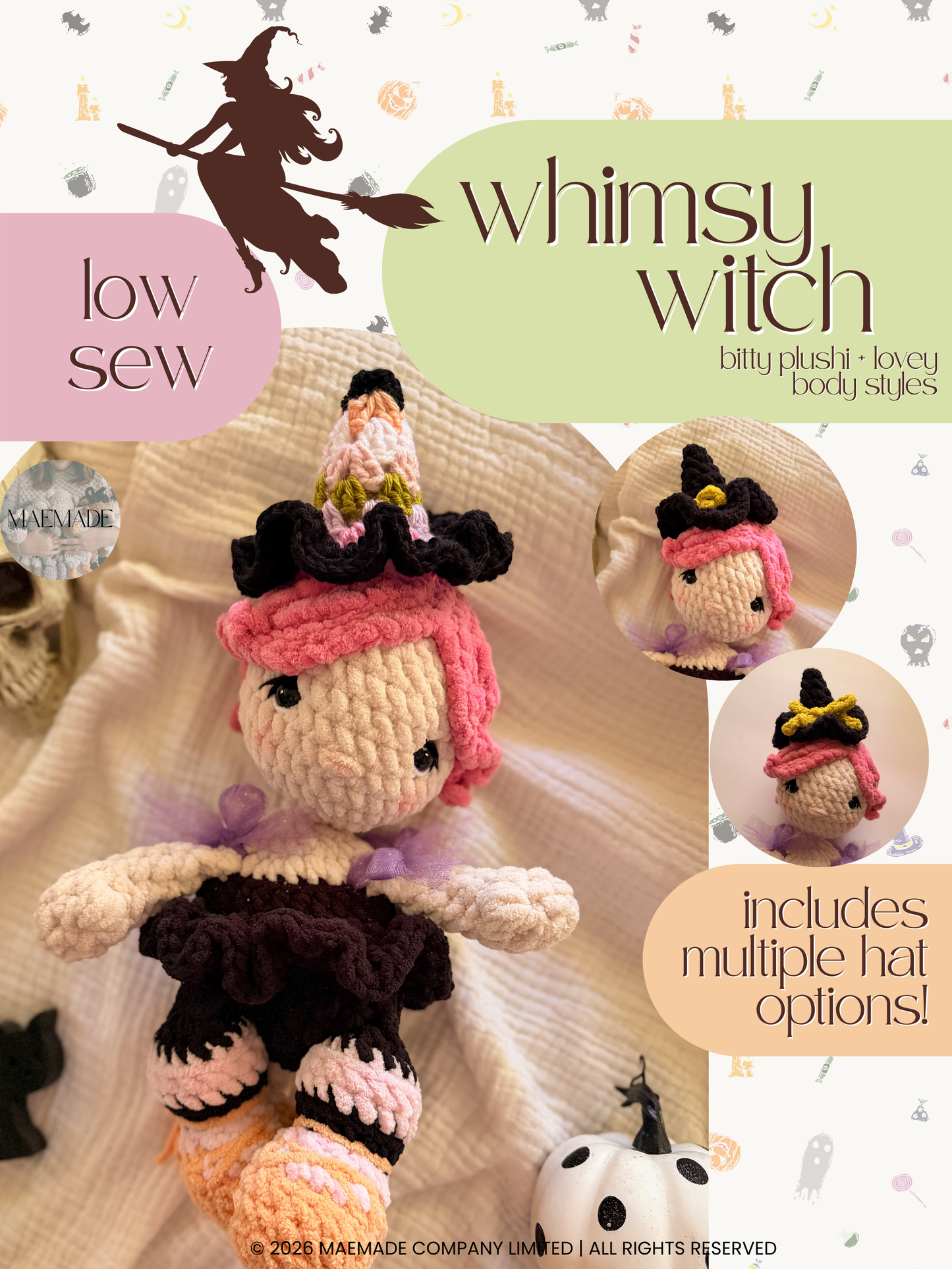 whimsy the witch bub Pattern