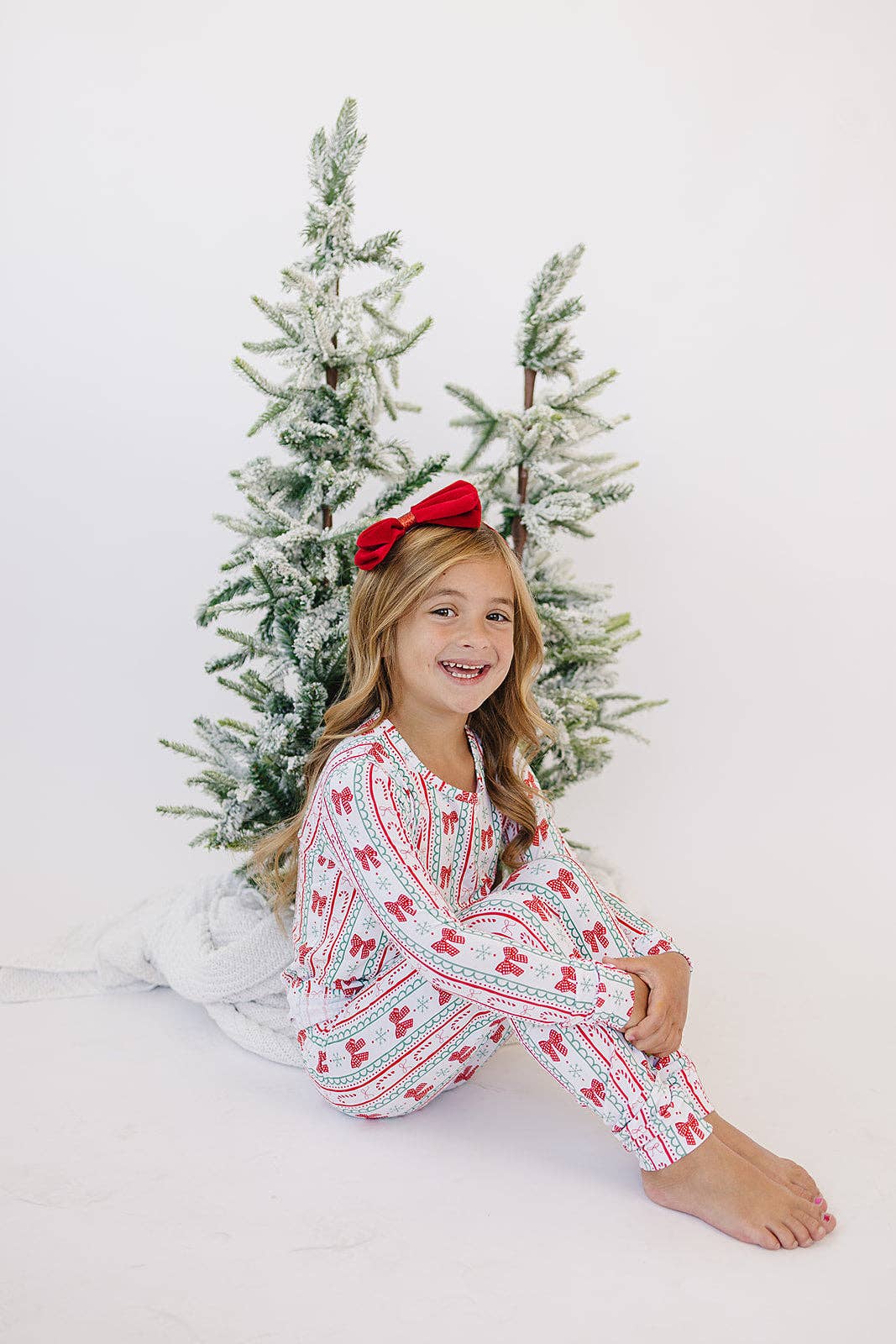Bamboo Two Piece Set | Retro Candy Cane