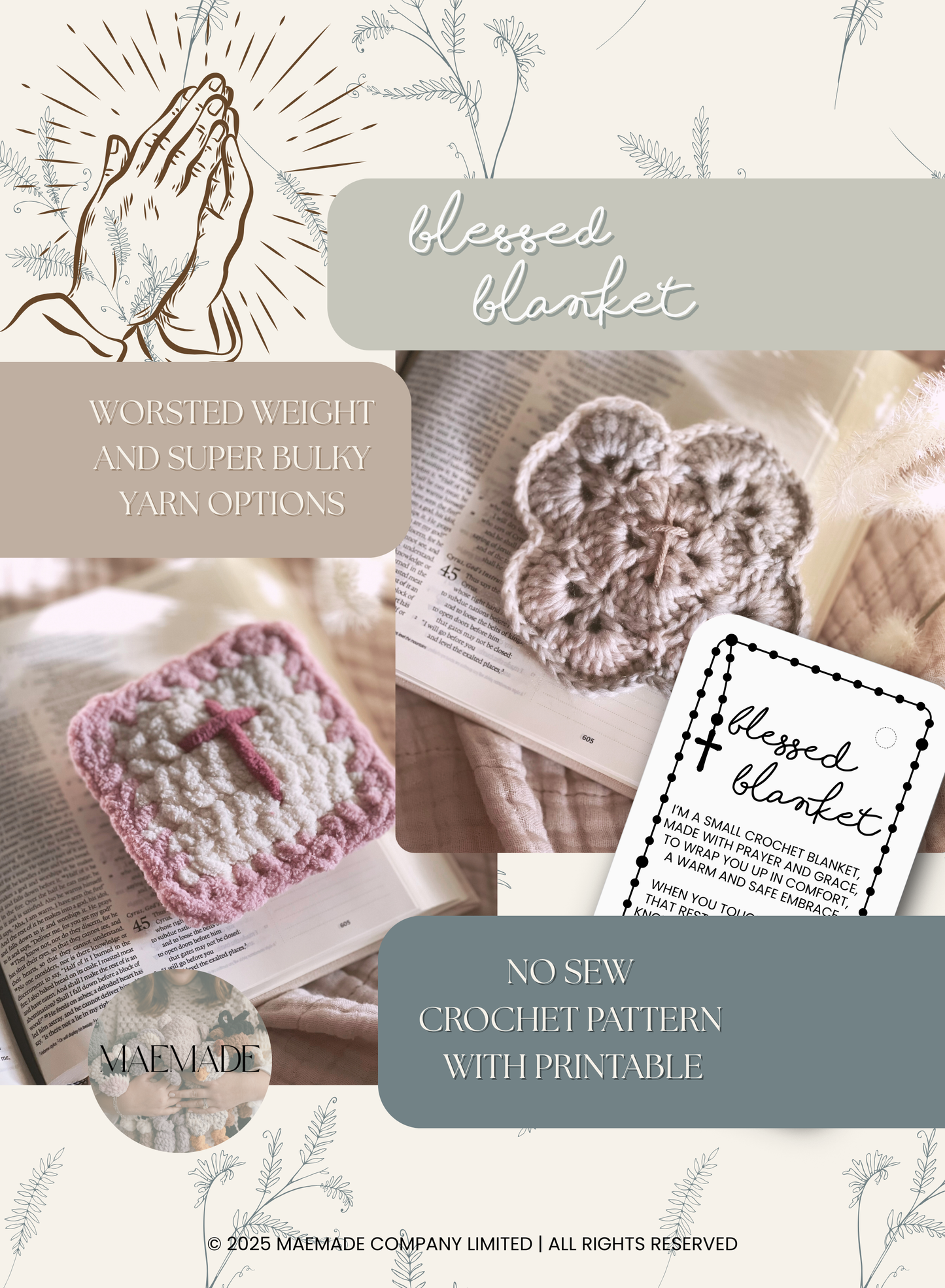 Blessed Blanket Crochet Pattern