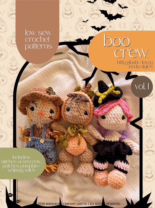 boo crew critter bub Pattern Bundle | vol. l