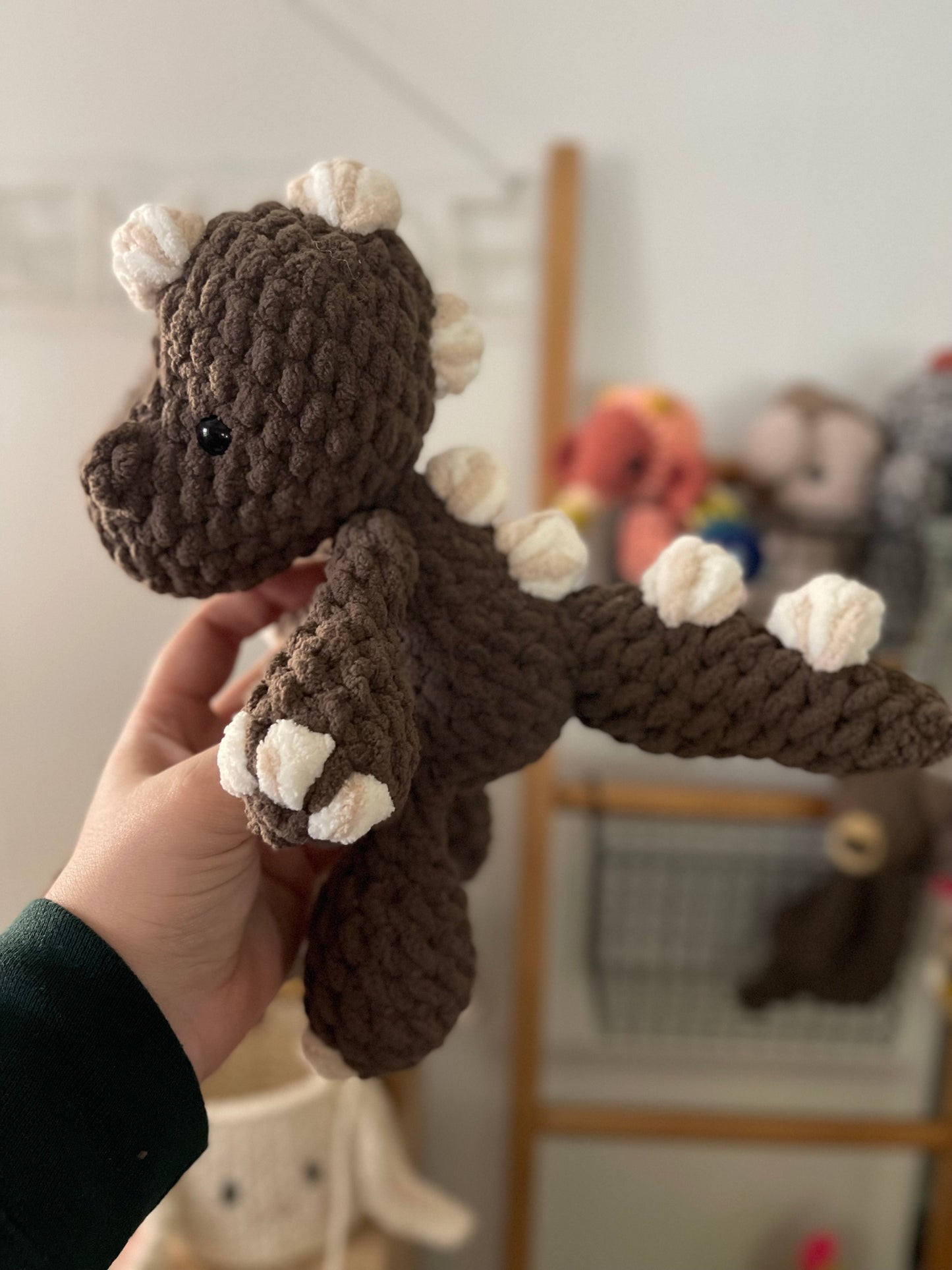 Dozer the Dino - Plushie Brown