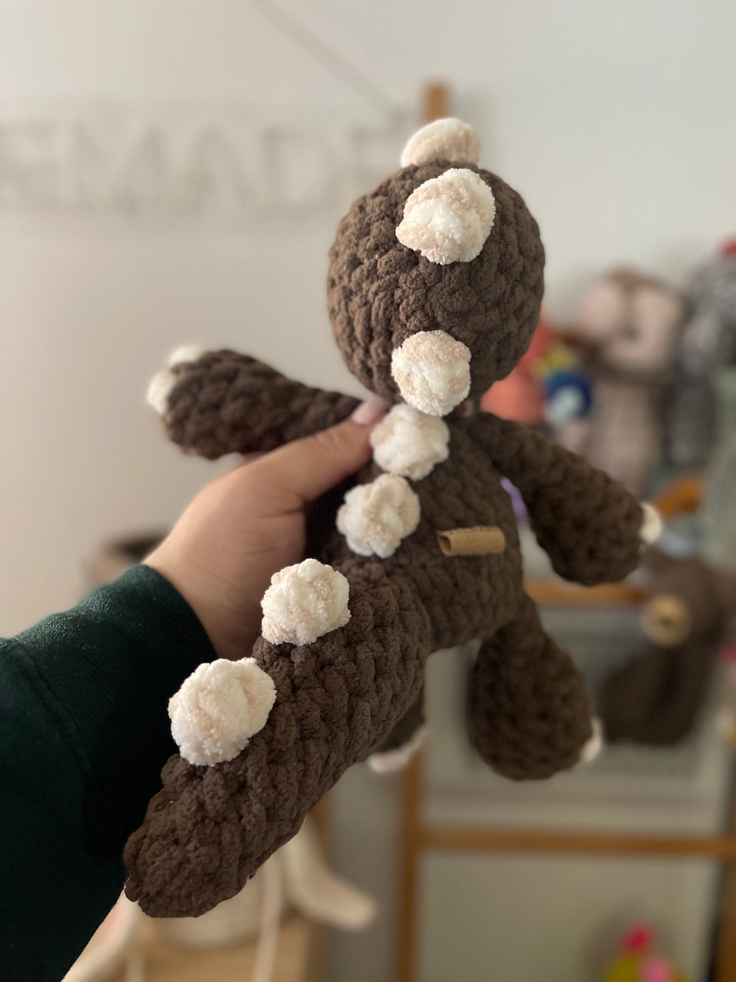 Dozer the Dino - Plushie Brown