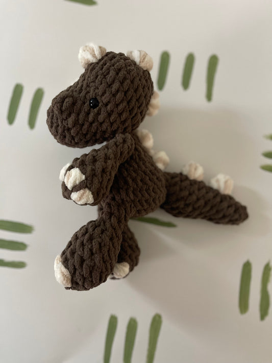 Dozer the Dino - Plushie Brown