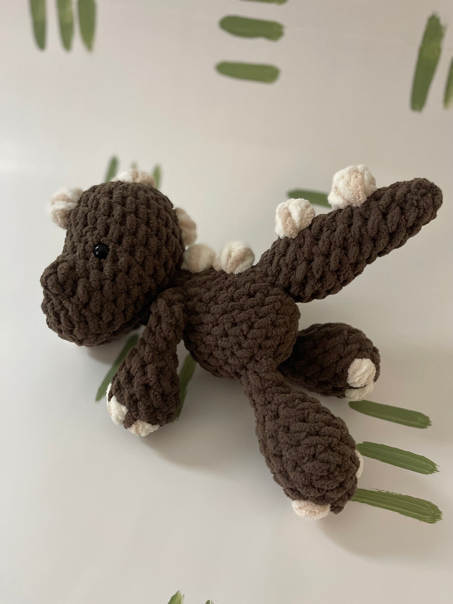 Dozer the Dino - Plushie Brown